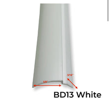 Load image into Gallery viewer, Snap-In Vinyl Glazing Bead BD13 Profile Dimensions 7 Ft Measurements