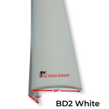 Load image into Gallery viewer, Snap-In Vinyl Glazing Bead BD2 Profile Dimensions 7 Ft Measurements