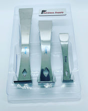 Load image into Gallery viewer, 17007 Titan 17007 3-Piece Stainless Steel Pry Bar Scraper Set.