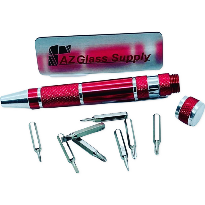 17201 Titan Tools 17201 9 Piece Sae Precision Pen Style Pocket Screwdriver.