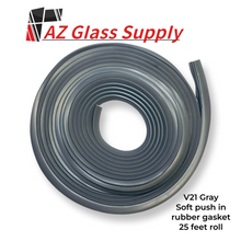 Load image into Gallery viewer, V21 Soft Push in Rubber Gasket For Windows - Gray