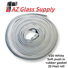 Load image into Gallery viewer, V20 Soft Push in Rubber Gasket For Windows - White Roll