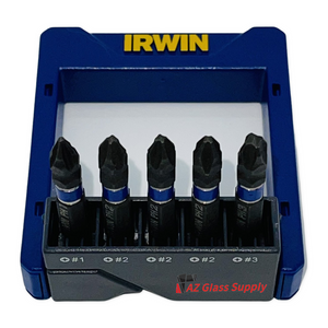1866977 Irwin Tools Impact Performance Series Phillips Power Bit Pocket Set (5 Piece)
