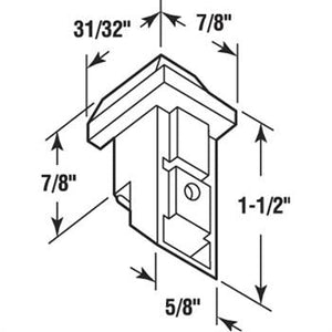 H3980 - Single or Double Hung Window Sash Cam, Top Mount