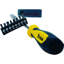 Load image into Gallery viewer, 12227 Titan 12220 Extra-Long High-Torque Ratcheting Driver.