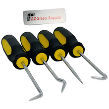 Load image into Gallery viewer, 17710 Titan 4 pc precision pick set 90 degree pick, curved pick, straight pick &amp; offset pick.