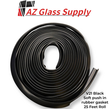Load image into Gallery viewer, V21 Soft Push in Rubber Gasket For Windows - Black