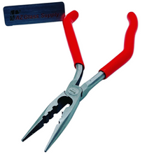 Load image into Gallery viewer, 11400 Titan 11400 9-Inch Wide Grip Needle Nose Pliers and Crimper