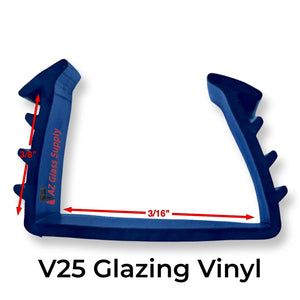 Glazing Vinyl for 3/16" Window or Patio Door Glass V25