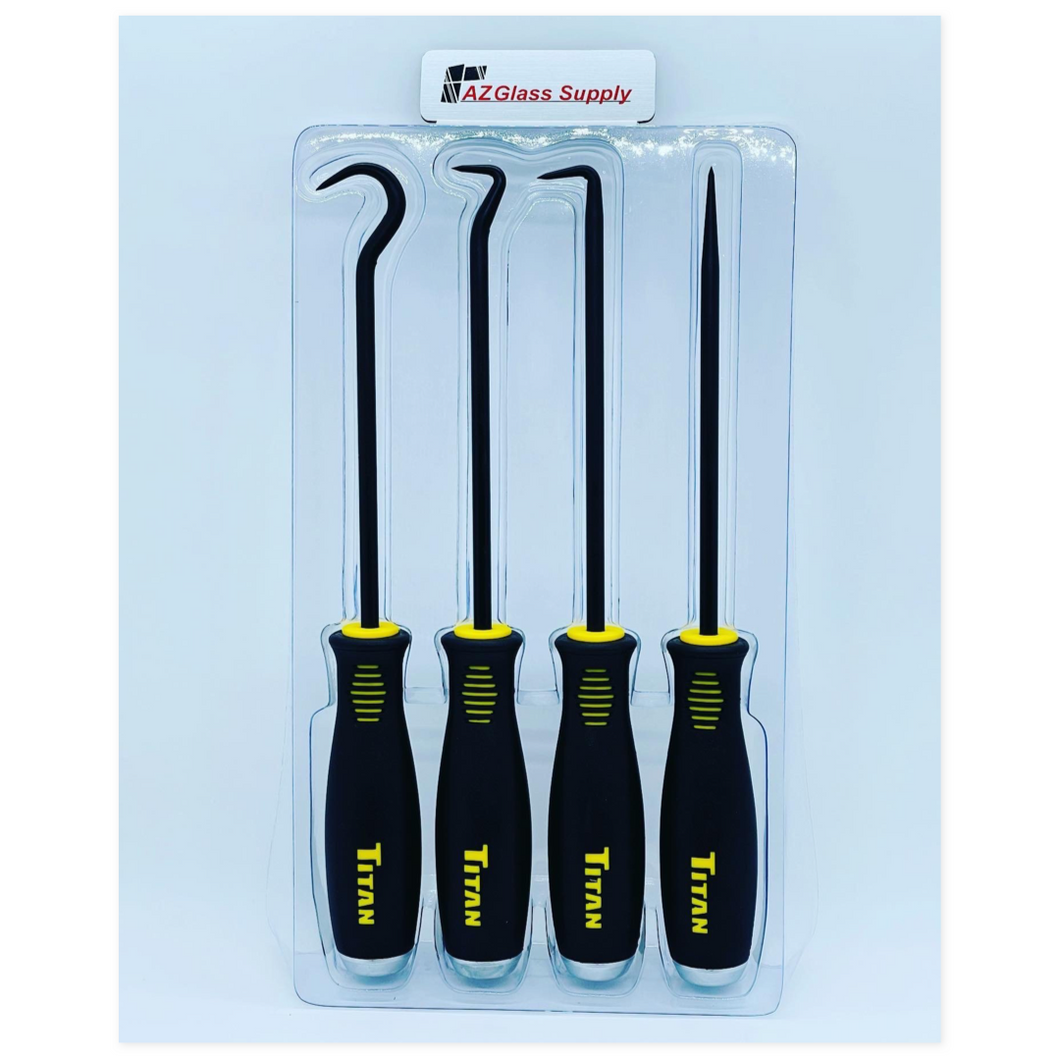 17224 Titan 17224 Jumbo Bolstered Pick and Hook Set - 4 Piece